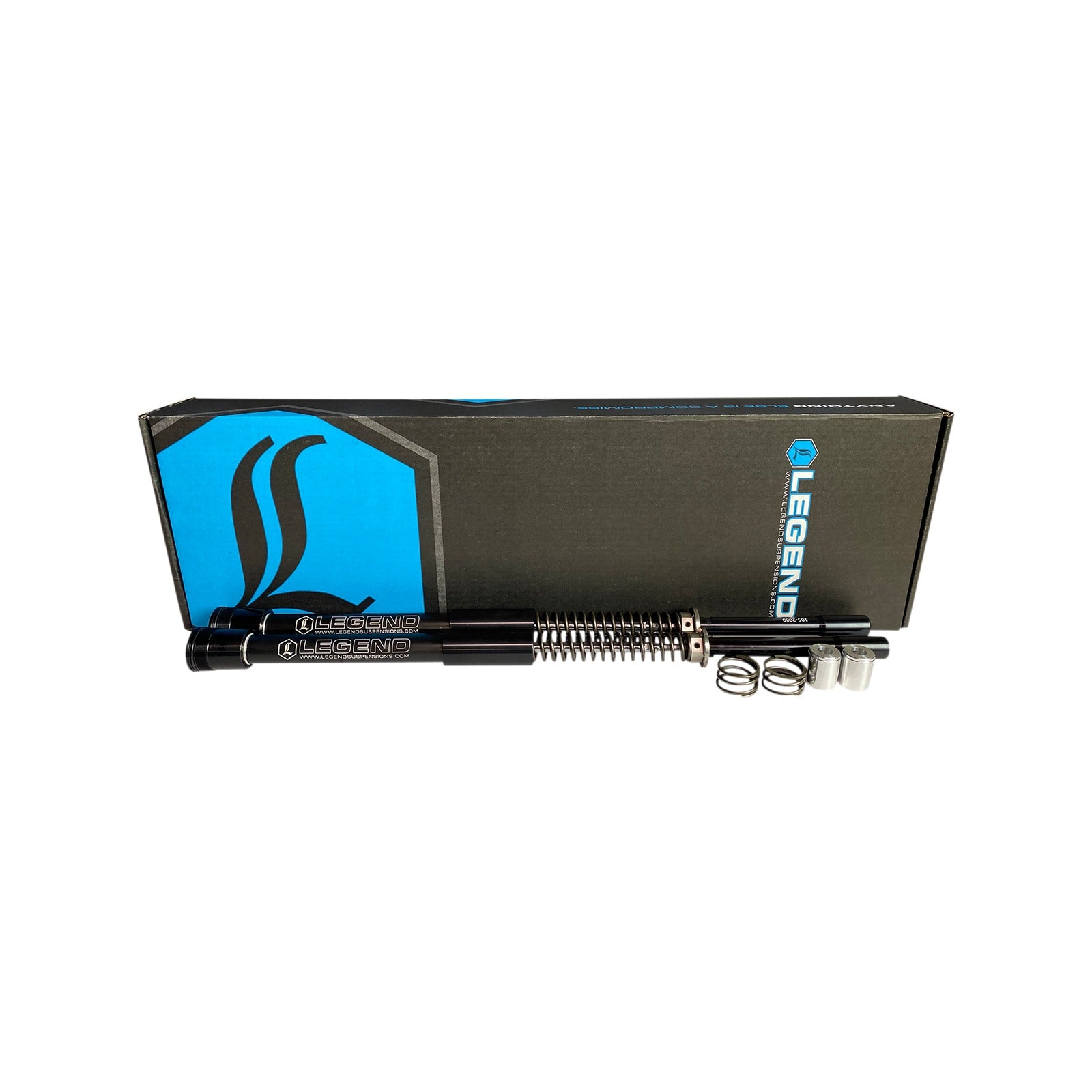 LEGEND SUSPENSION - AXEO +2 FRONT END SUSPENSION - 49 MM - RAISED +2" - '06-'17 DYNA