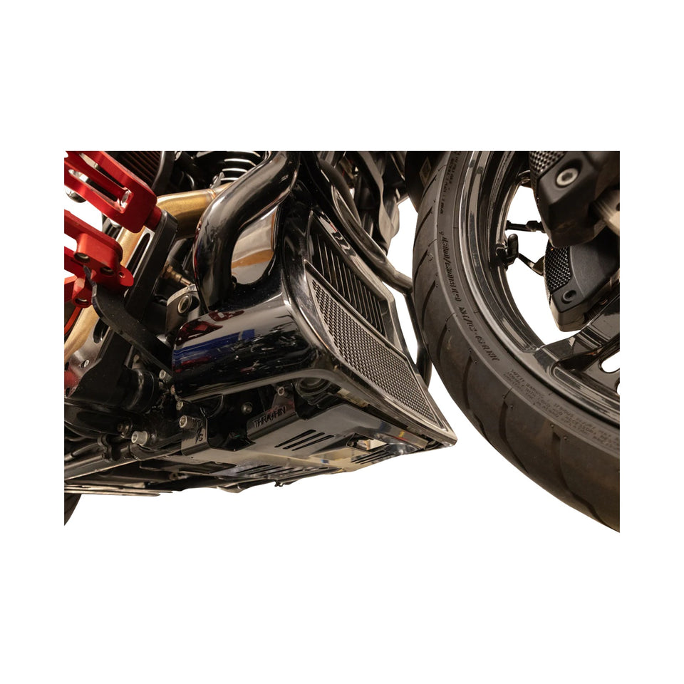 THRASHIN SUPPLY CO. - SKID PLATE - BLACK - HD TOURING