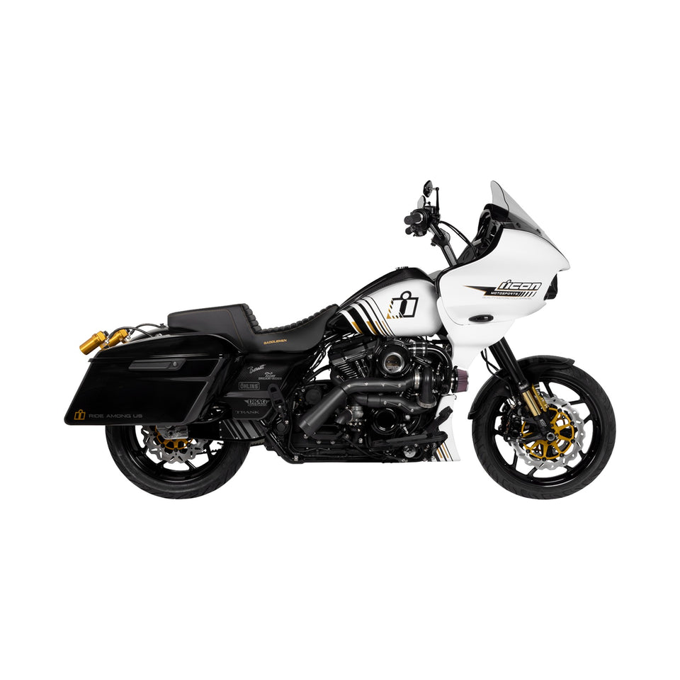 SADDLEMEN - COVER SIDE CARBON FIBER GLOSS