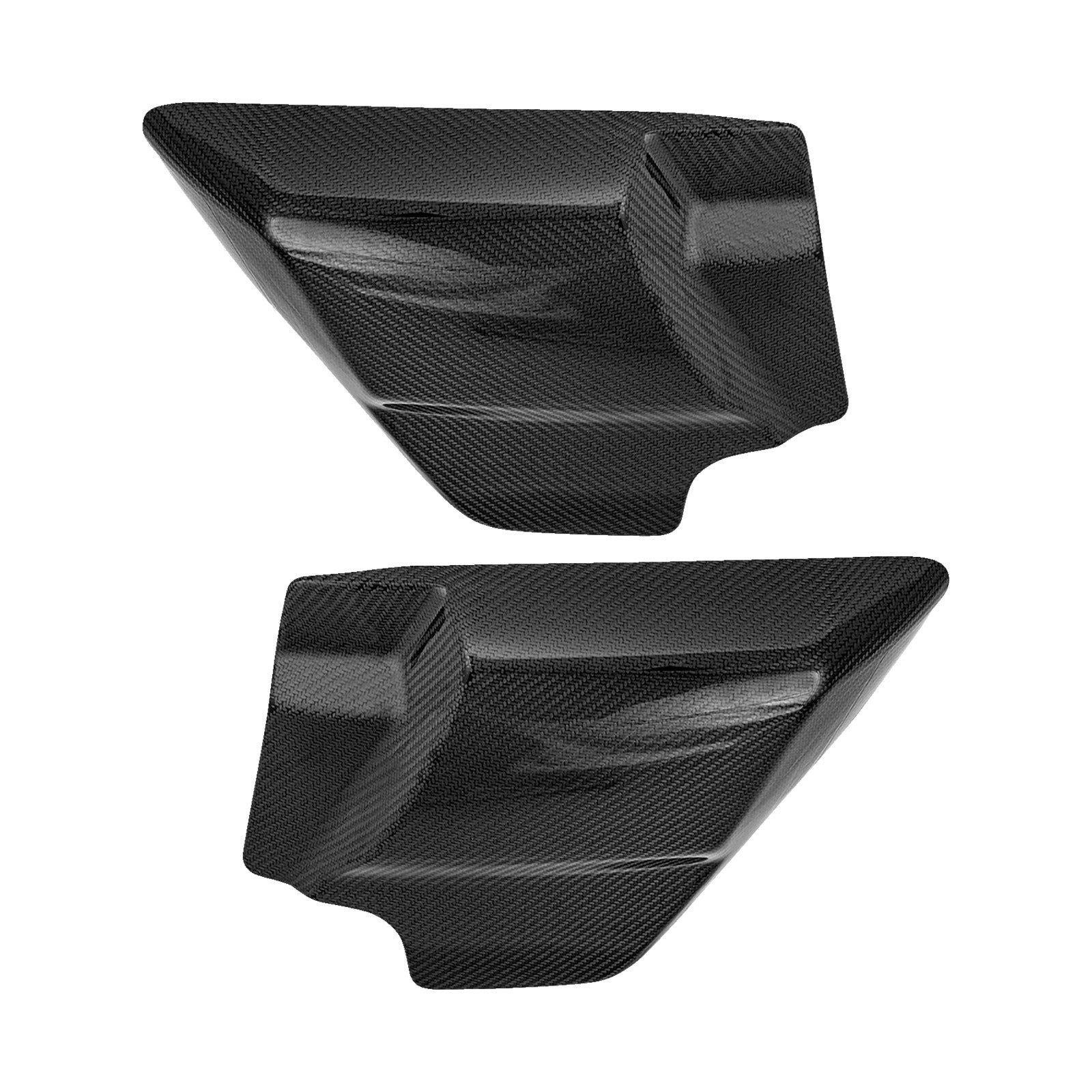SADDLEMEN - SIDE COVER - CARBON FIBER/GLOSS