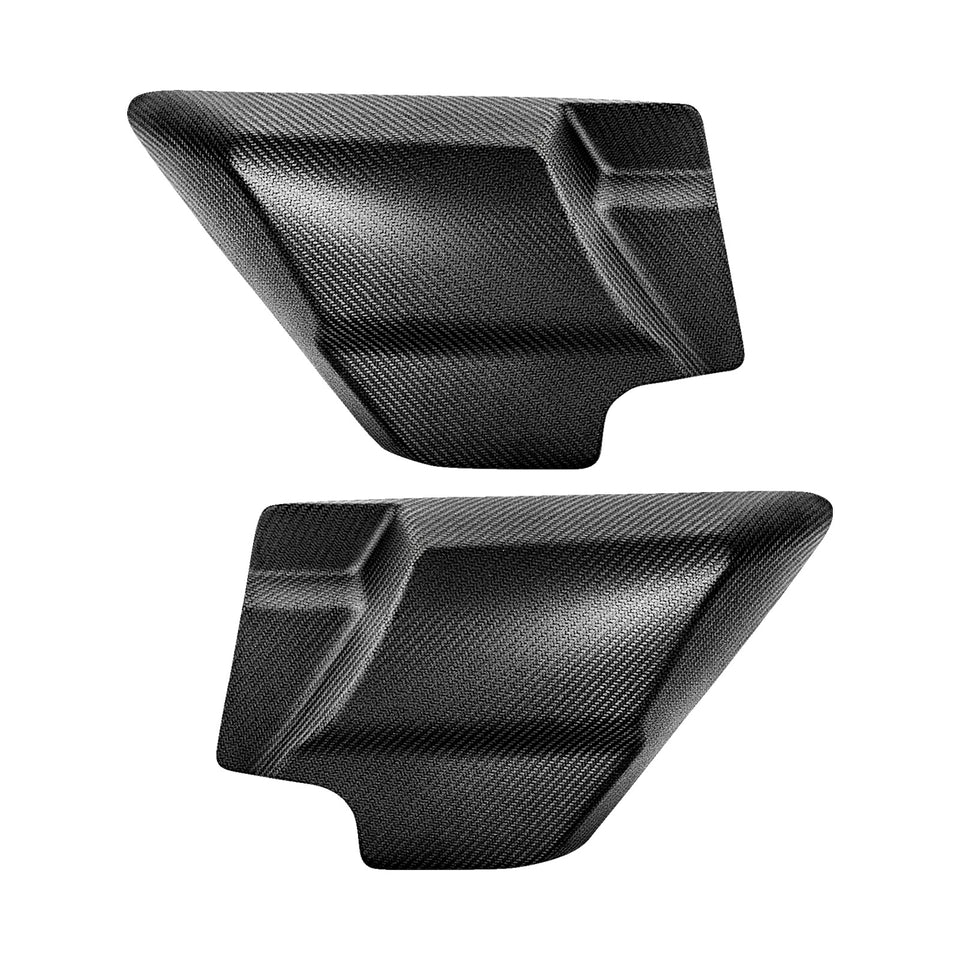 SADDLEMEN - SIDE COVER - CARBON FIBER/MATTE