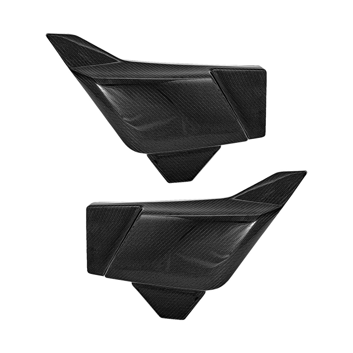 SADDLEMEN - SIDE COVER - CARBON FIBER/GLOSS