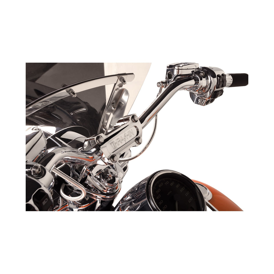 THRASHIN SUPPLY CO. - HANDLEBAR RISERS - PULL BACK - 6-1/2" - CHROME