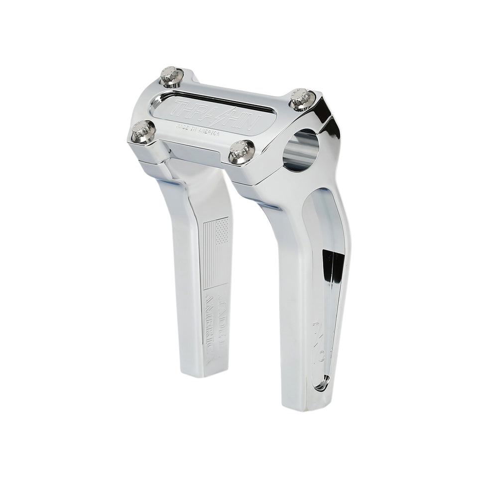 THRASHIN SUPPLY CO. - HANDLEBAR RISERS - PULL BACK - 6-1/2" - CHROME