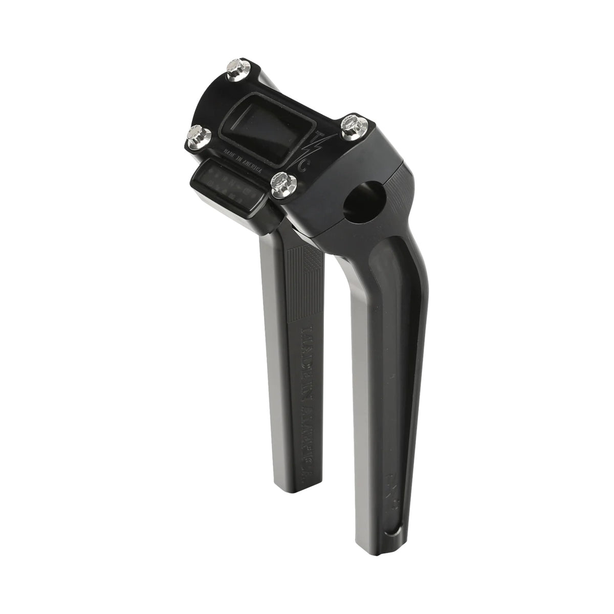 THRASHIN SUPPLY CO. - HANDLEBAR RISERS - PULL BACK - 9-1/2" - BLACK