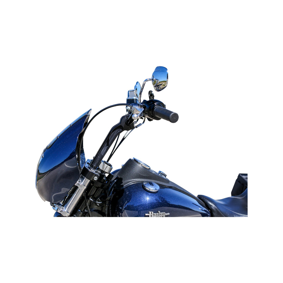 THRASHIN SUPPLY CO. - HANDLEBAR RISERS - PULL BACK - 9-1/2" - BLACK