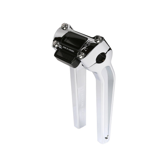 THRASHIN SUPPLY CO. - HANDLEBAR RISERS - PULL BACK - 9-1/2" - GAUGE CUTOUT - CHROME