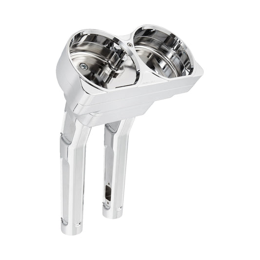 ARLEN NESS - METHOD KICKBACK HANDLEBAR RISER - 10" - CHROME