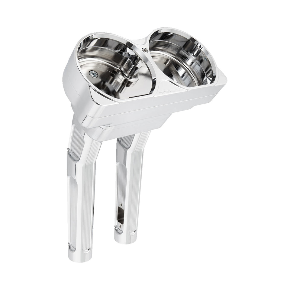 ARLEN NESS - METHOD KICKBACK HANDLEBAR RISER - 10" - CHROME