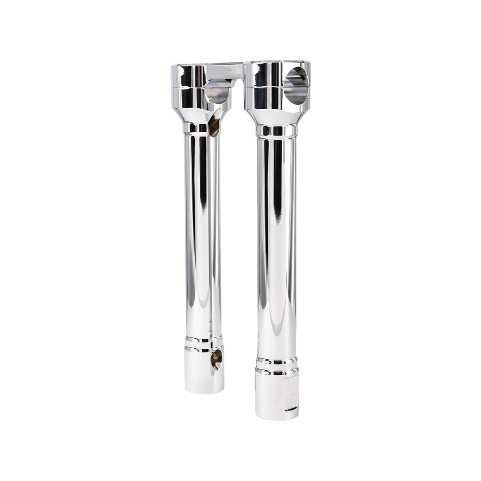 THRASHIN SUPPLY CO. - HOLE SHOT RISERS - 10" - CHROME