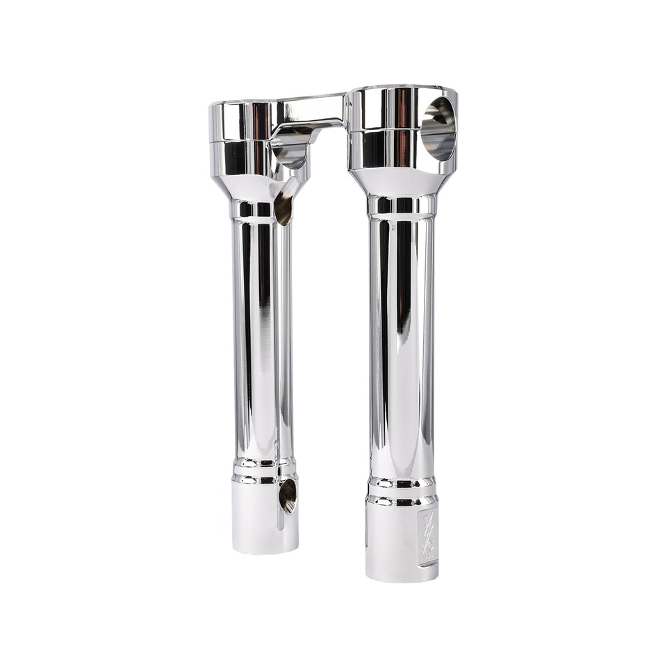 THRASHIN SUPPLY CO. - HOLE SHOT RISERS - 8" - CHROME