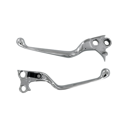 DRAG SPECIALTIES - WIDE BLADE LEVER SET - CHROME
