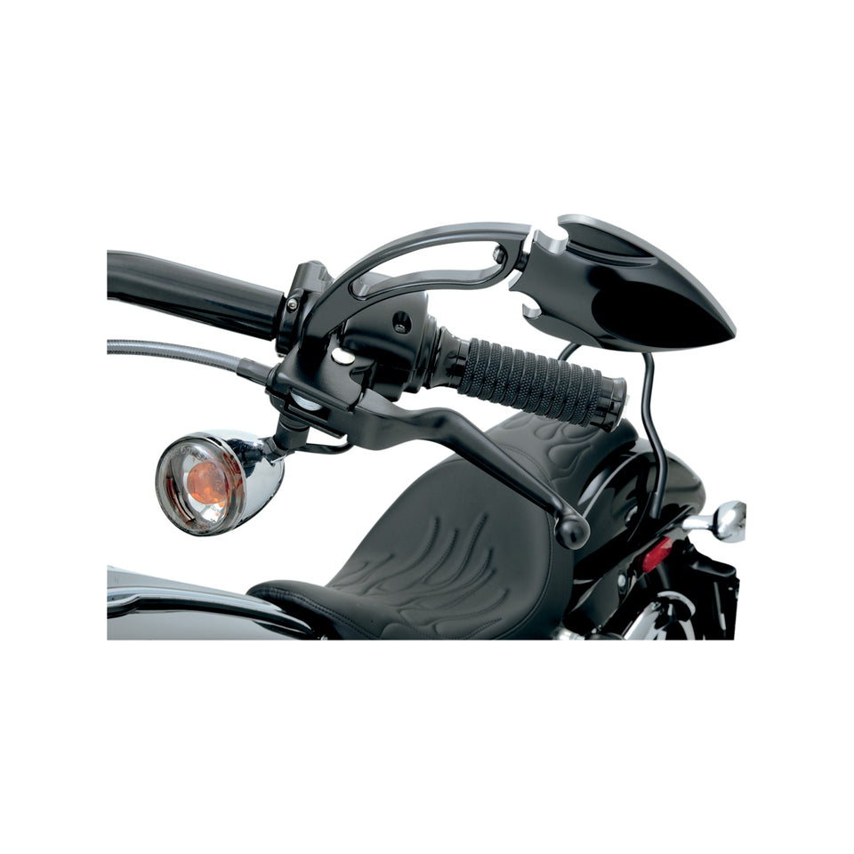 DRAG SPECIALTIES - WIDE BLADE LEVER SET - BLACK