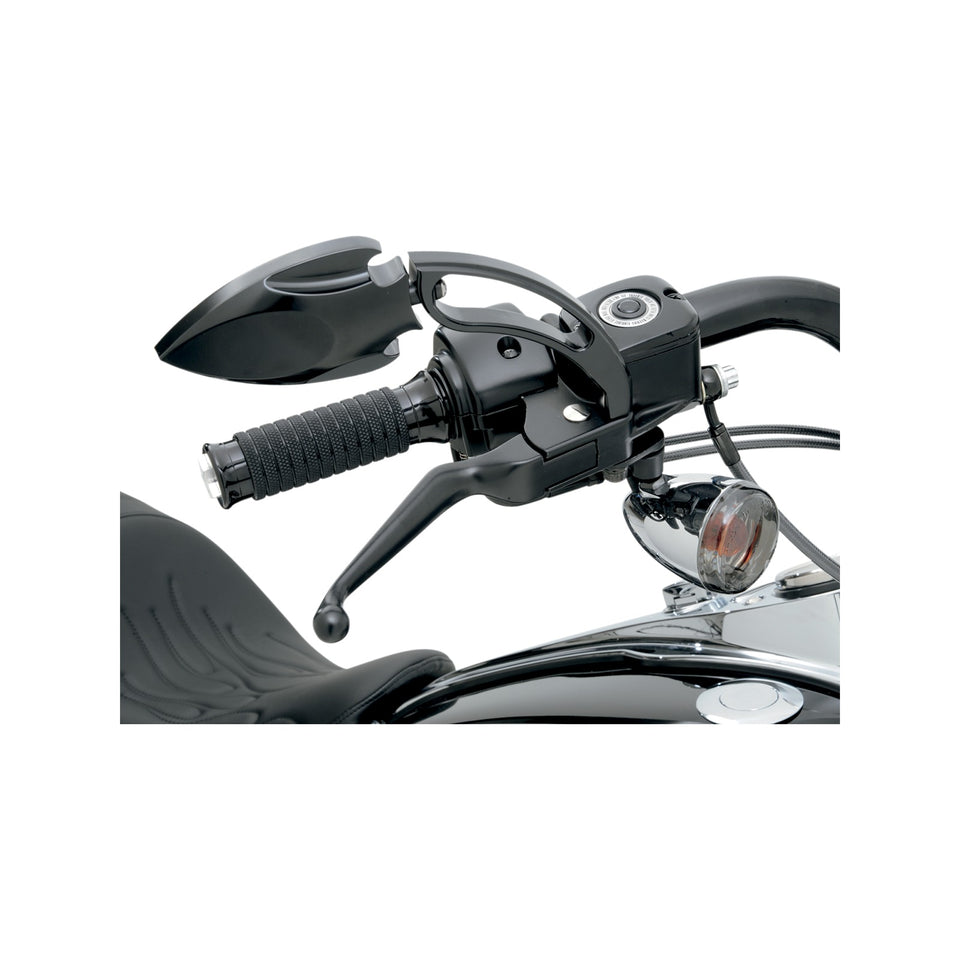 DRAG SPECIALTIES - WIDE BLADE LEVER SET - BLACK