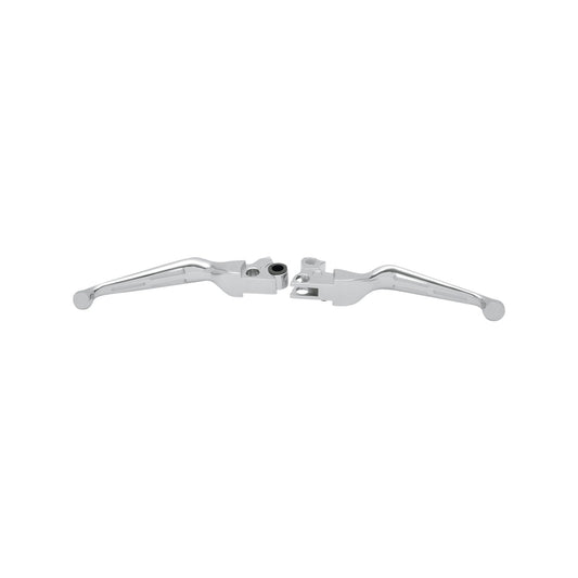 DRAG SPECIALTIES - SLOTTED WIDE BLADE LEVER SET - CHROME