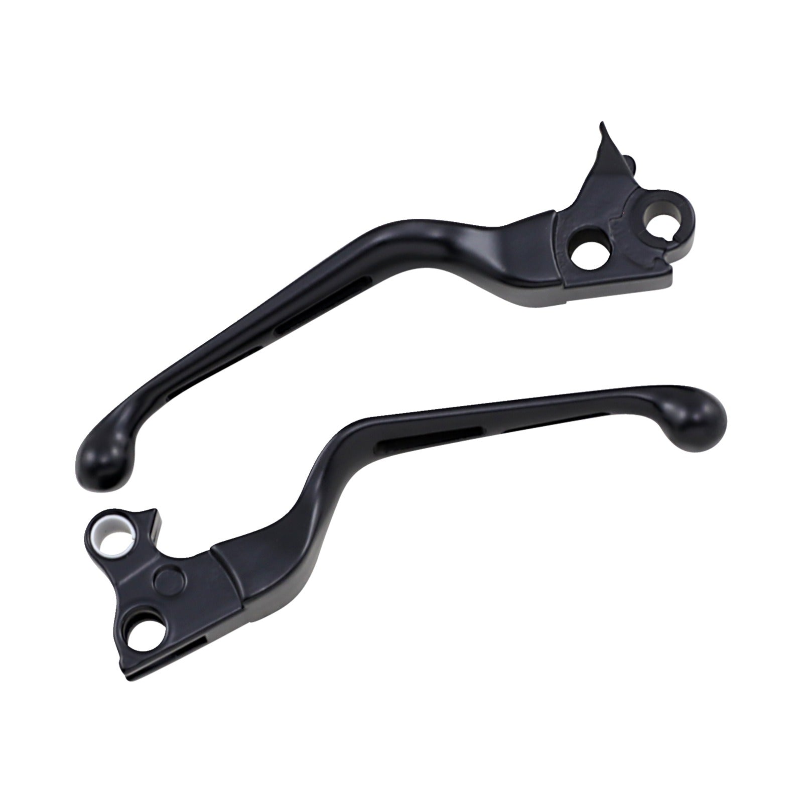 DRAG SPECIALTIES - SLOTTED WIDE BLADE LEVER SET - BLACK