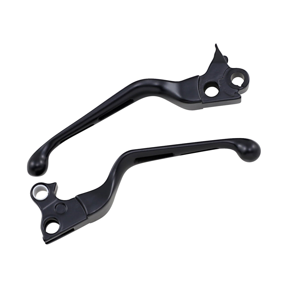 DRAG SPECIALTIES - SLOTTED WIDE BLADE LEVER SET - BLACK