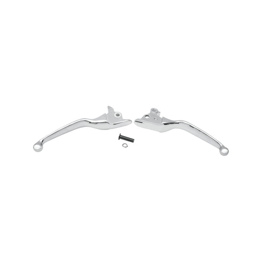 DRAG SPECIALTIES - WIDE BLADE LEVER SET - CHROME