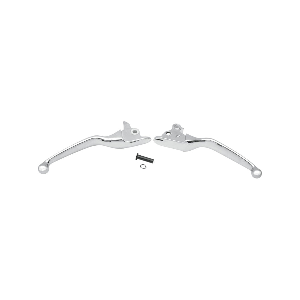 DRAG SPECIALTIES - WIDE BLADE LEVER SET - CHROME