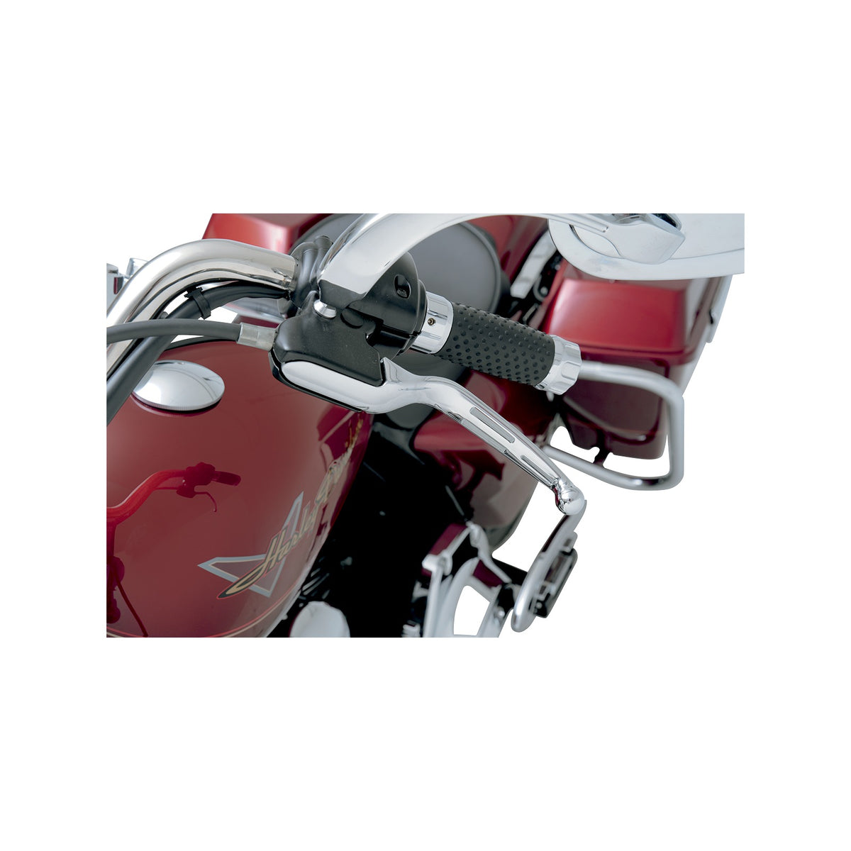 DRAG SPECIALTIES - SLOTTED WIDE BLADE LEVER SET - CHROME