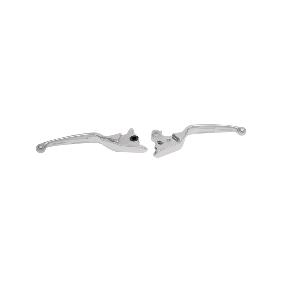 DRAG SPECIALTIES - SLOTTED WIDE BLADE LEVER SET - CHROME