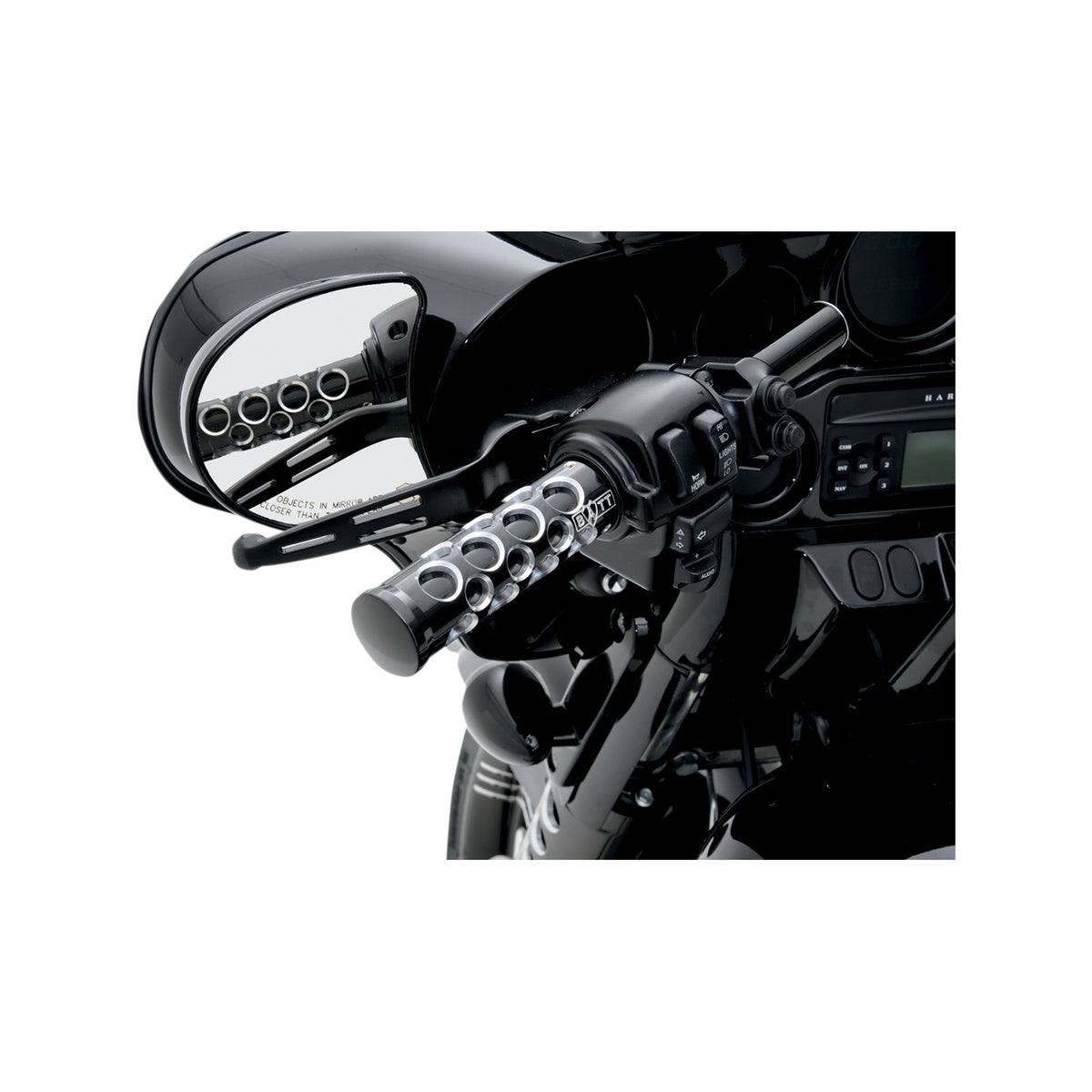 DRAG SPECIALTIES - SLOTTED WIDE BLADE LEVER SET - BLACK