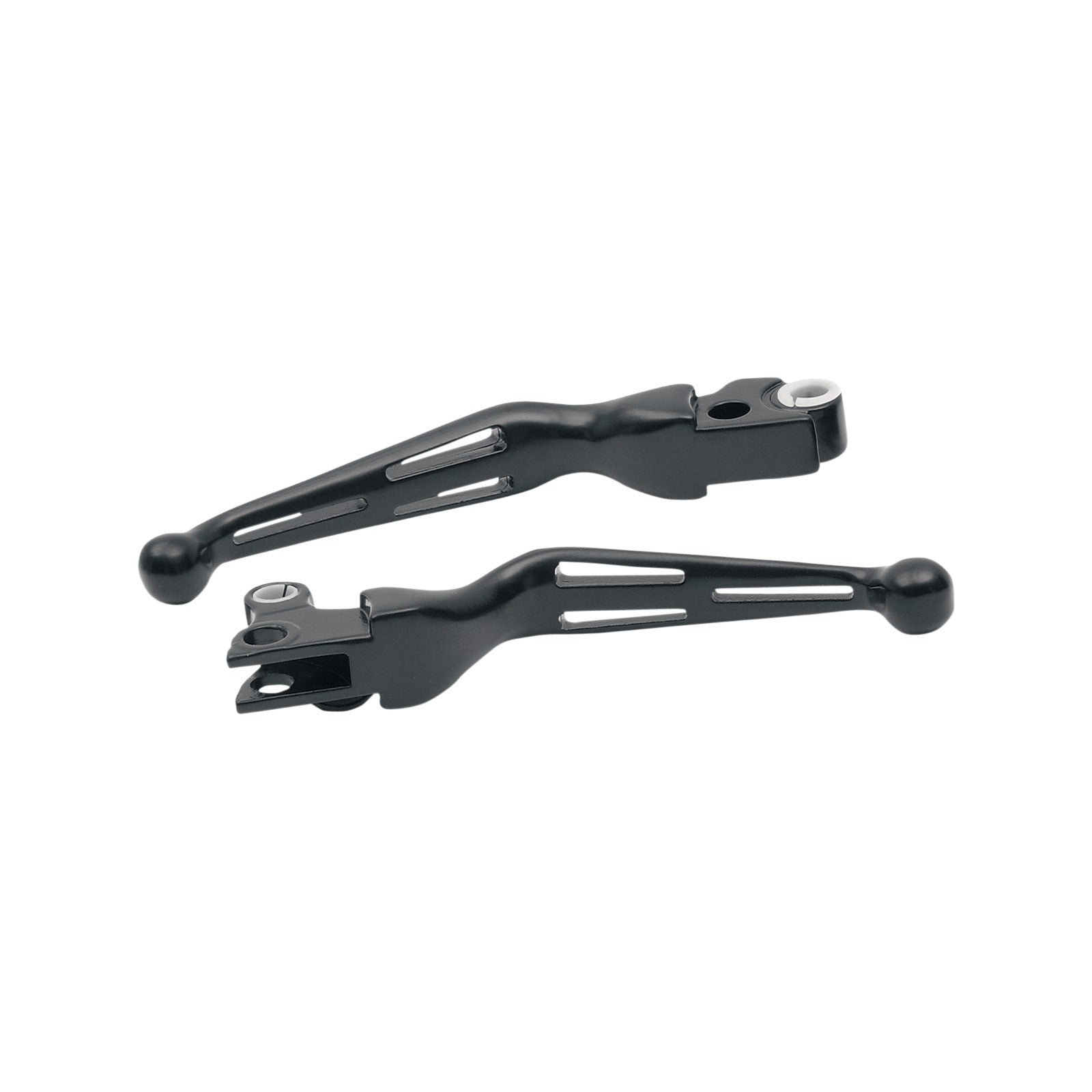 DRAG SPECIALTIES - SLOTTED WIDE BLADE LEVER SET - BLACK