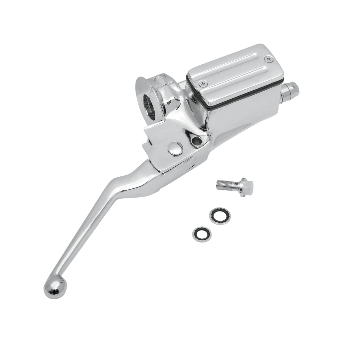 DRAG SPECIALTIES - FRONT BRAKE MASTER CYLINDER ASSEMBLY - 11/16" - CHROME