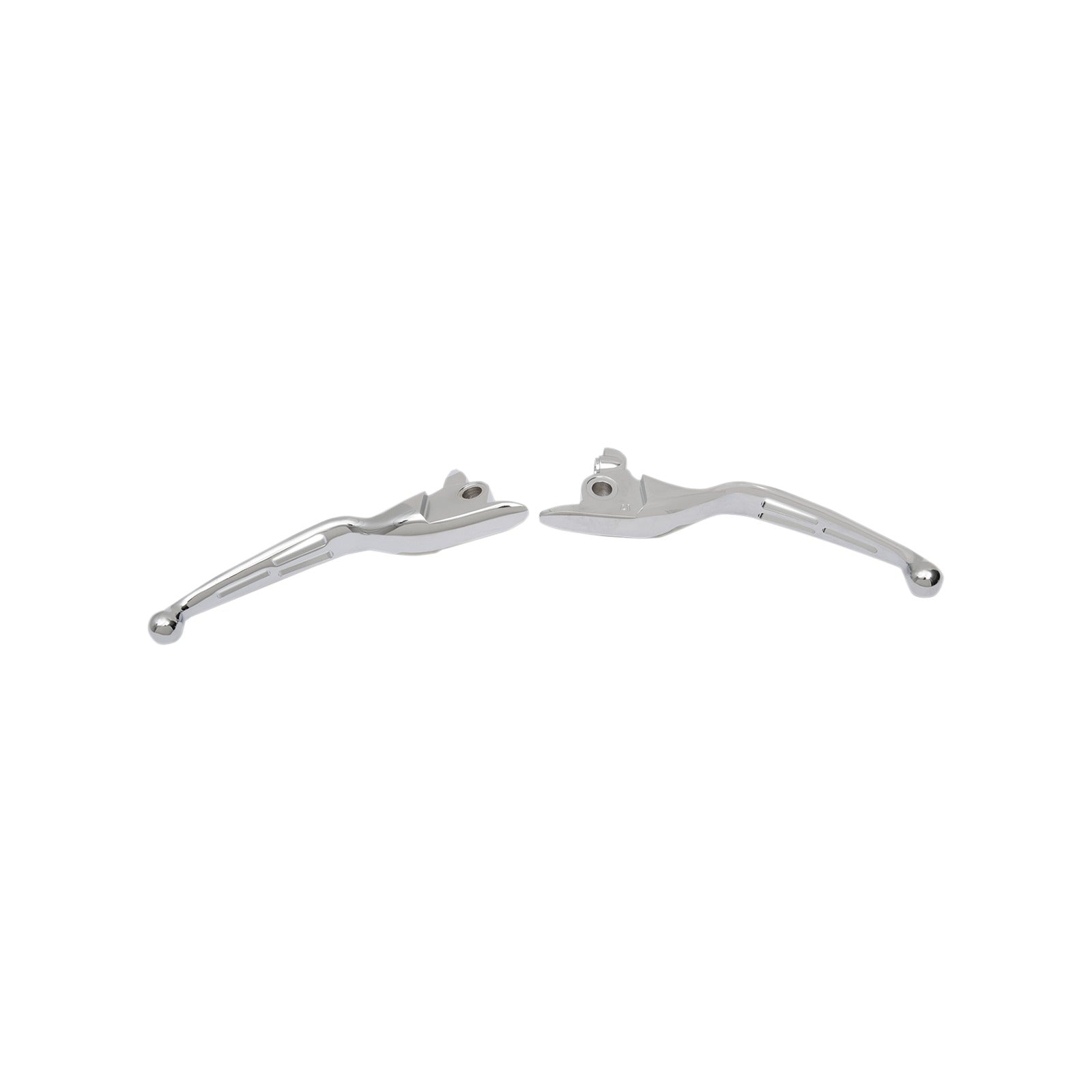 DRAG SPECIALTIES - SLOTTED WIDE BLADE LEVER SET - CHROME