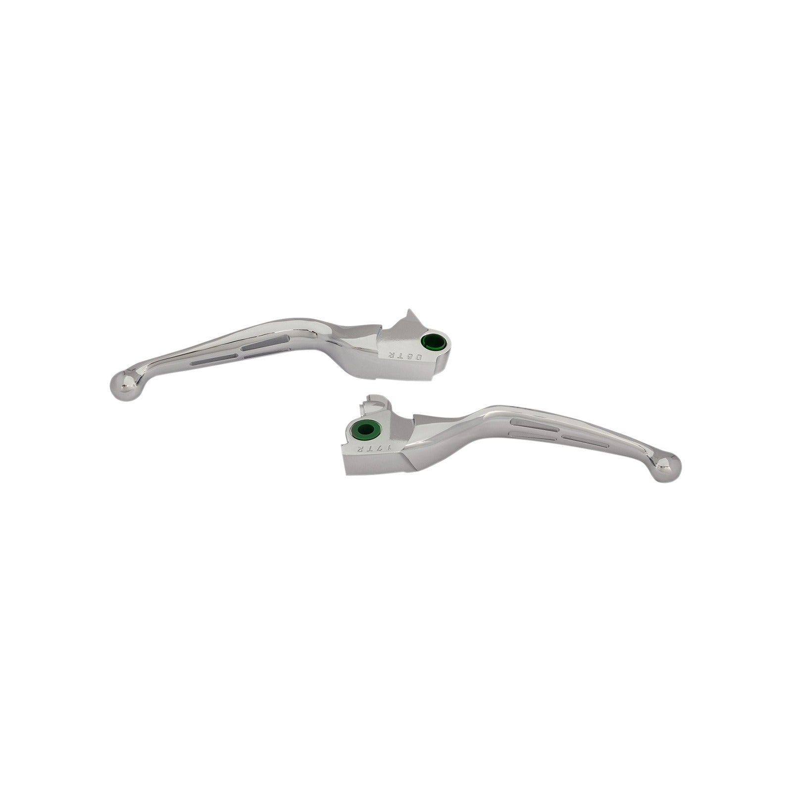 DRAG SPECIALTIES - SLOTTED WIDE BLADE LEVER SET - CHROME