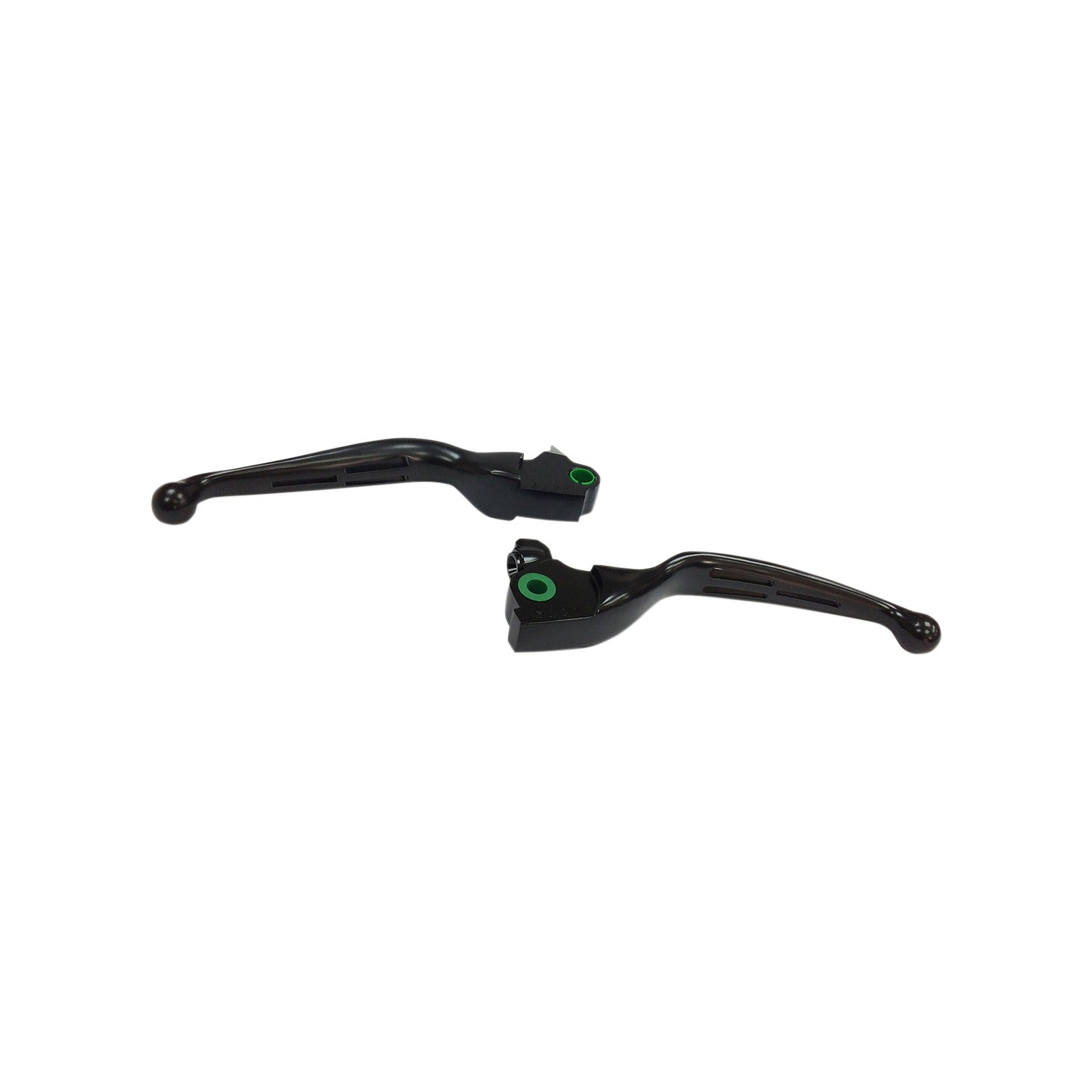 DRAG SPECIALTIES - SLOTTED WIDE BLADE LEVER SET - BLACK