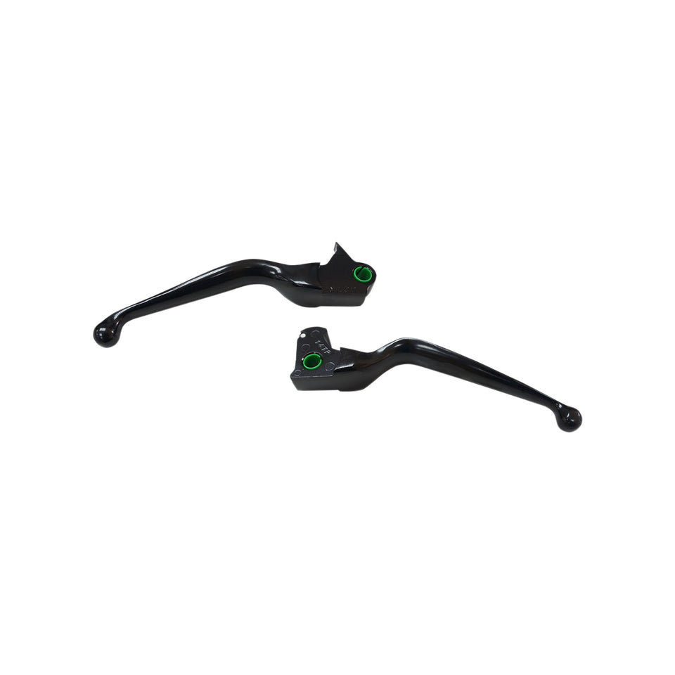 DRAG SPECIALTIES - WIDE BLADE LEVER SET - BLACK