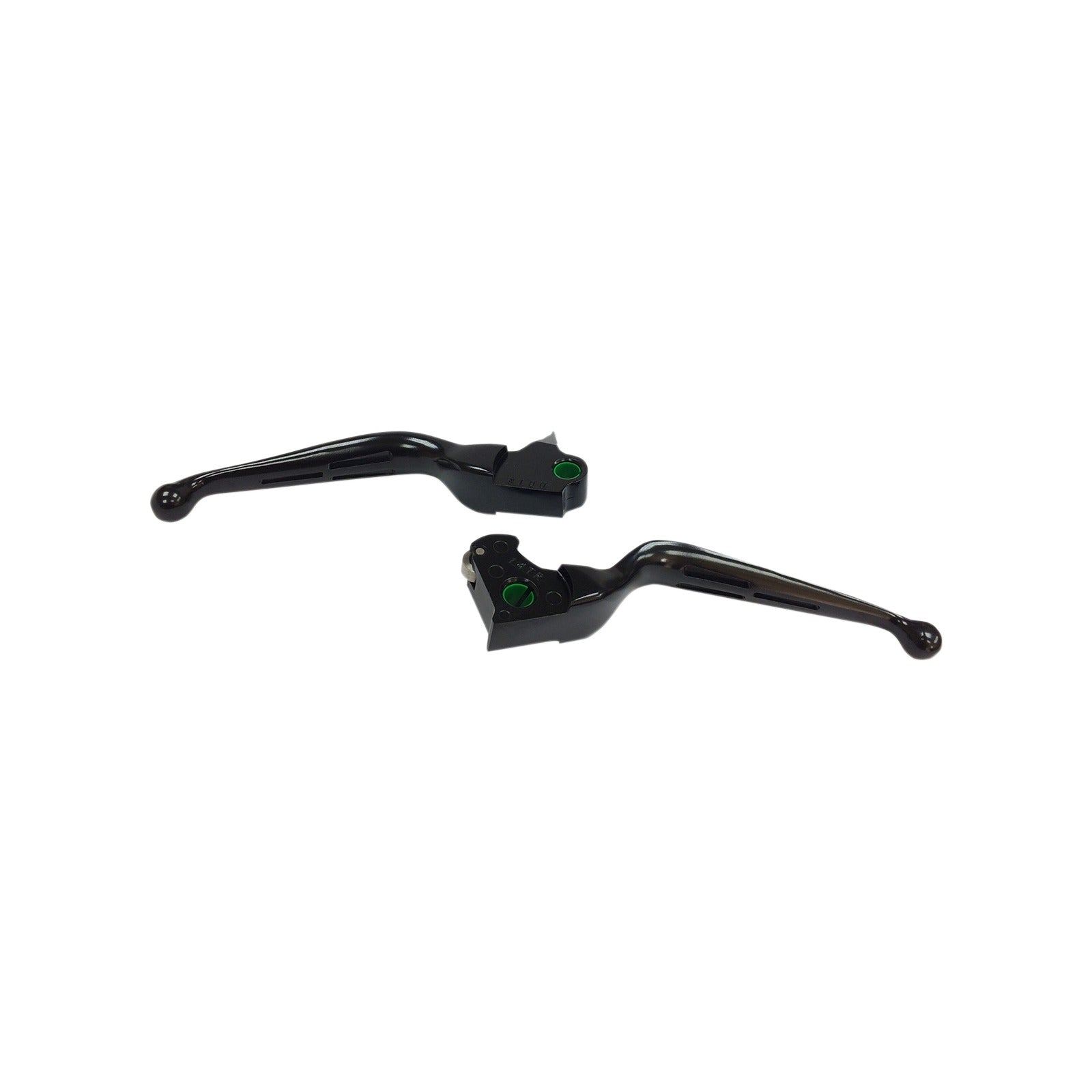 DRAG SPECIALTIES - SLOTTED WIDE BLADE LEVER SET - BLACK