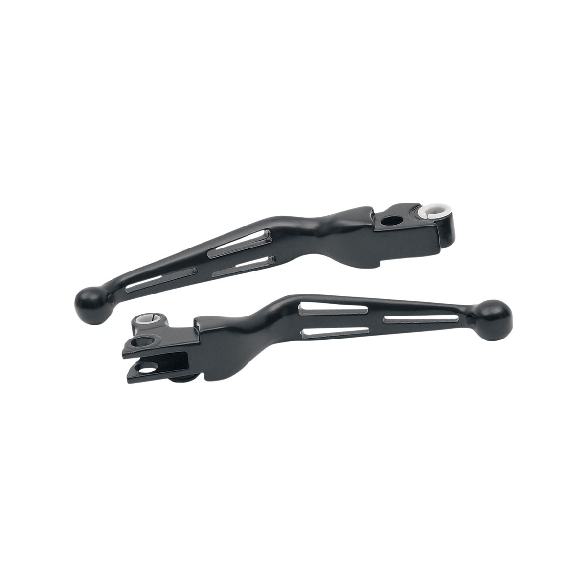 DRAG SPECIALTIES - SLOTTED WIDE BLADE LEVER SET - BLACK