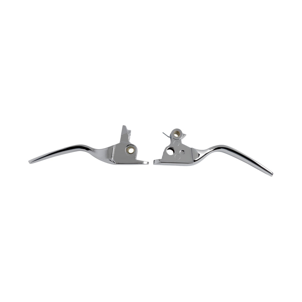DRAG SPECIALTIES - CUSTOM LEVER SET - LSR - CHROME