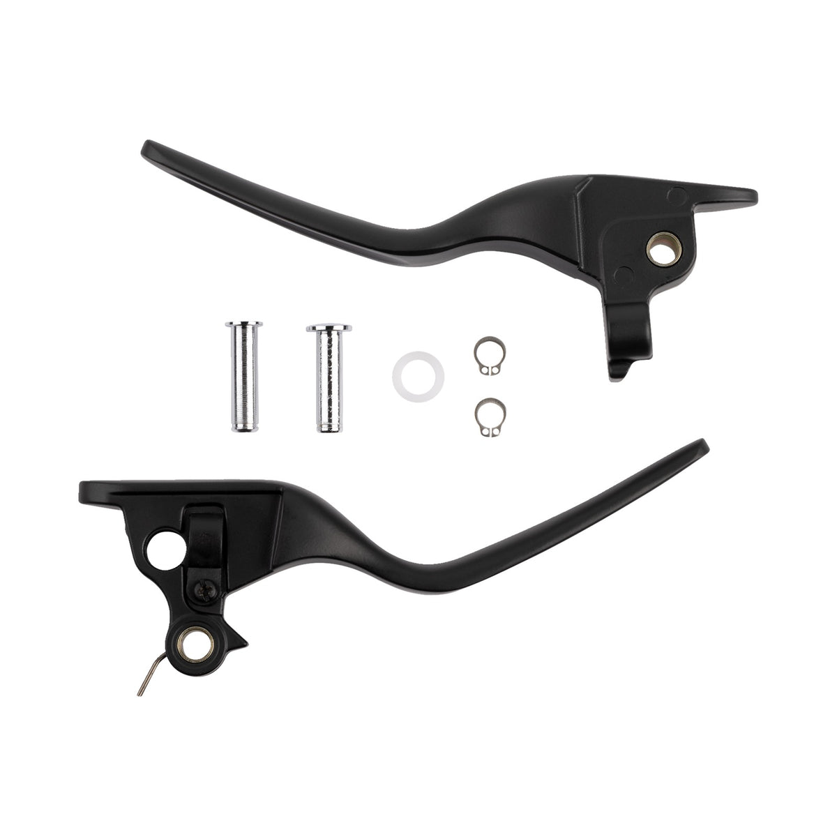 DRAG SPECIALTIES - CUSTOM LEVER SET - LSR - SATIN BLACK
