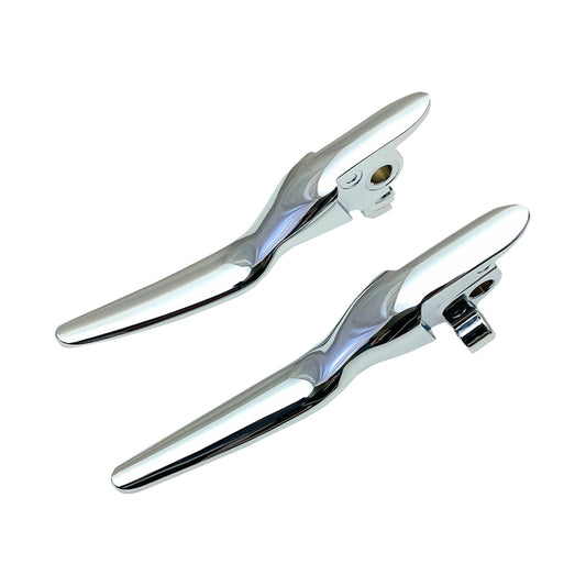 DRAG SPECIALTIES - CUSTOM LEVER SET - LSR - CHROME