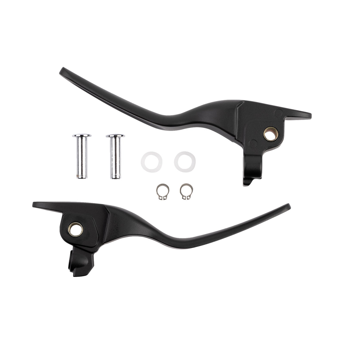 DRAG SPECIALTIES - CUSTOM LEVER SET - LSR - SATIN BLACK
