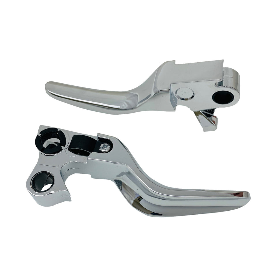 DRAG SPECIALTIES - SHORT LEVER SET - CHROME