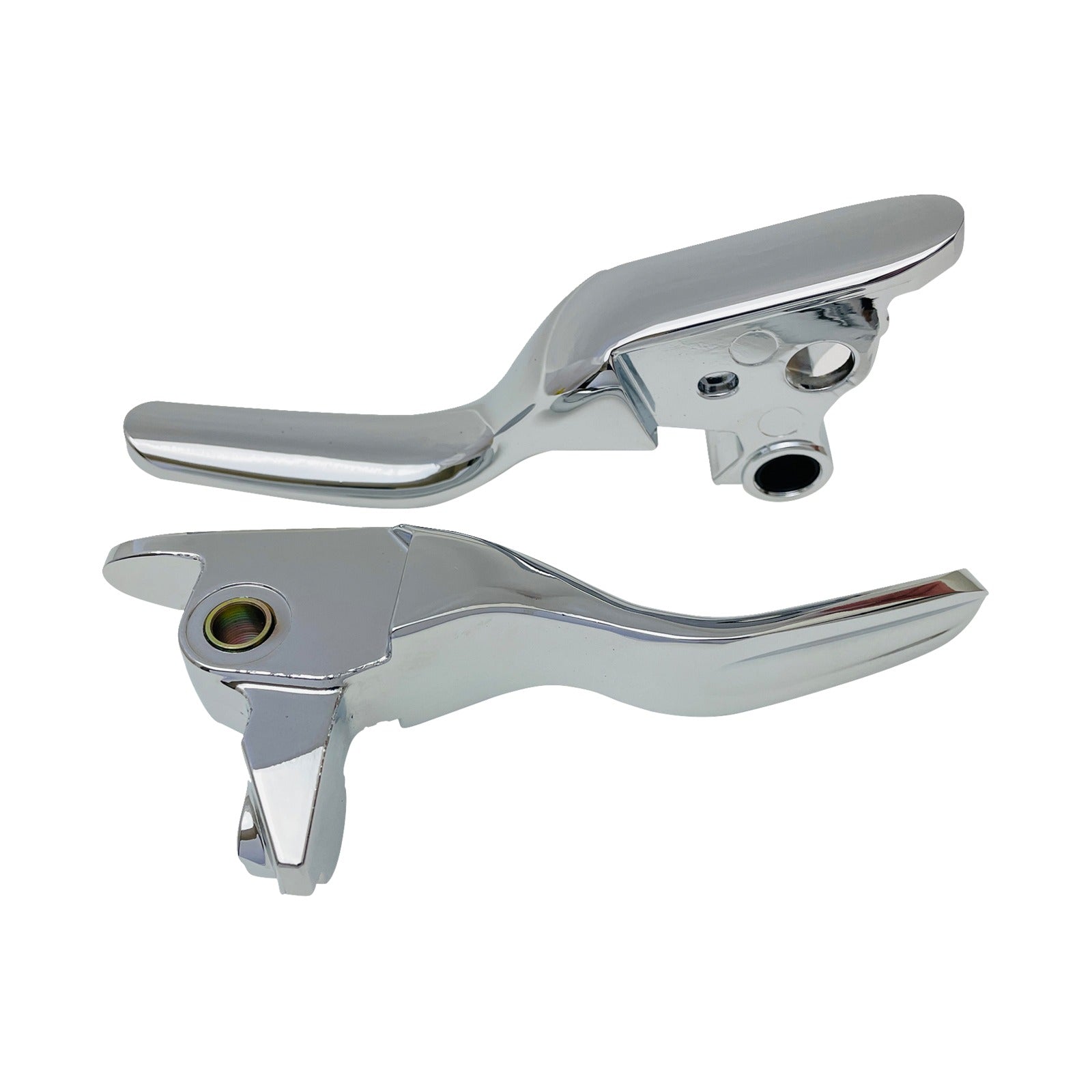 DRAG SPECIALTIES - SHORT LEVER SET - CHROME