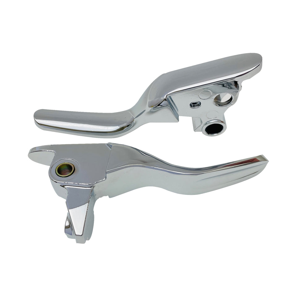 DRAG SPECIALTIES - SHORT LEVER SET - CHROME