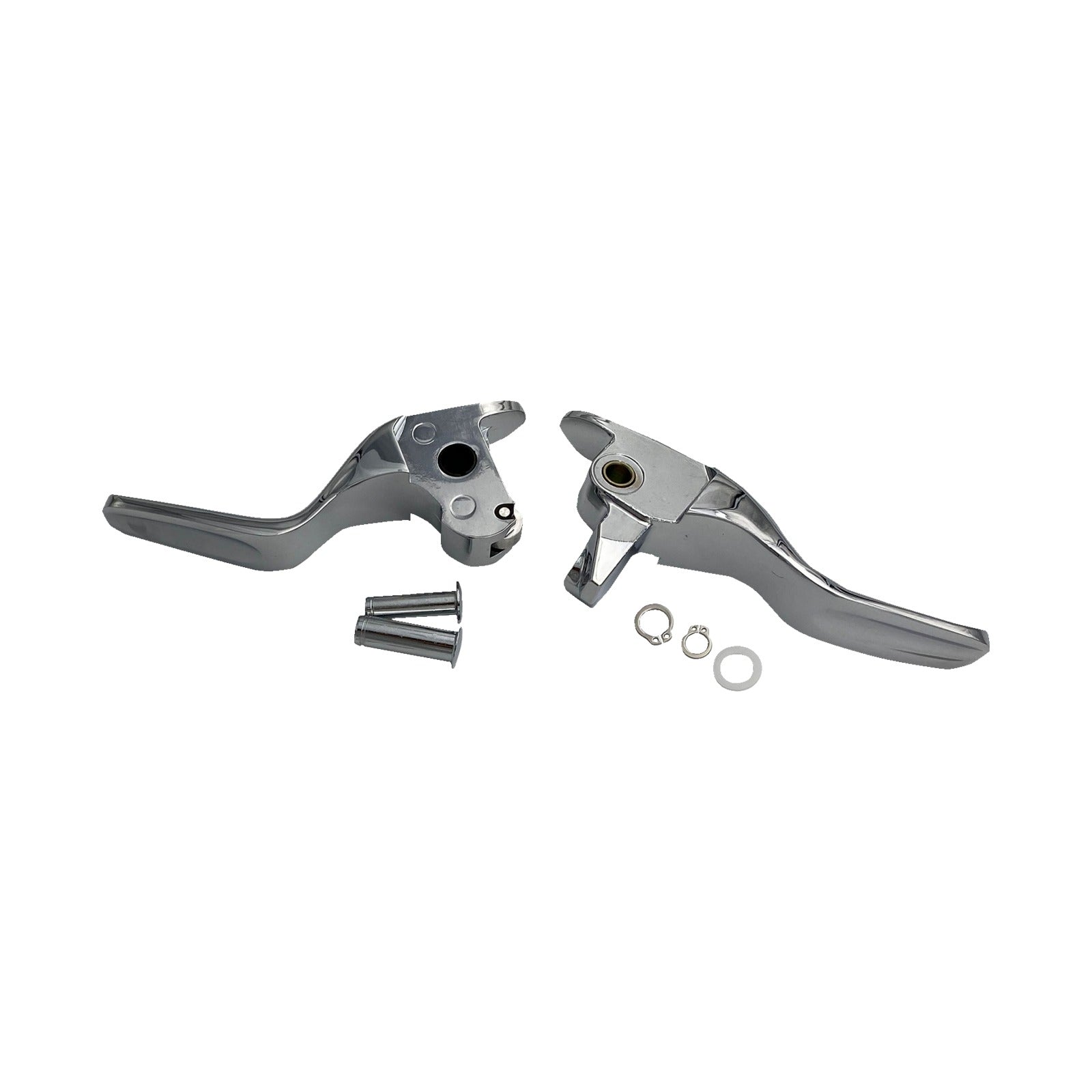 DRAG SPECIALTIES - SHORT LEVER SET - CHROME