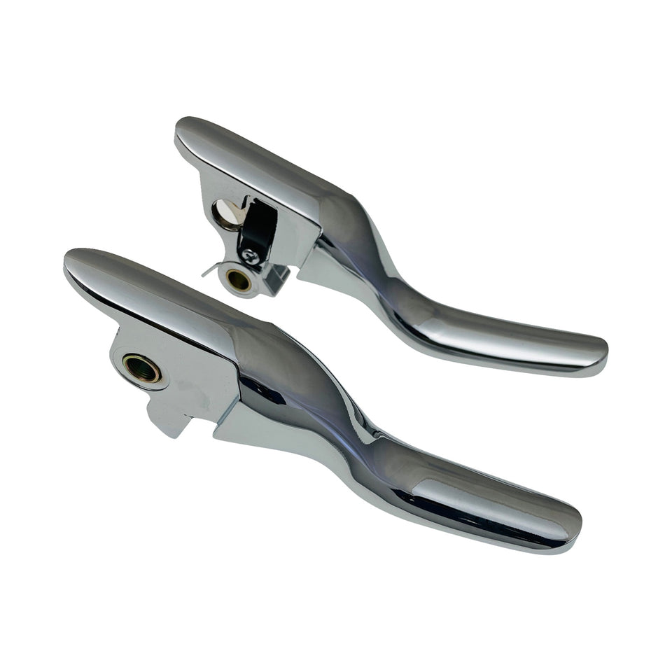 DRAG SPECIALTIES - SHORT LEVER SET - CHROME