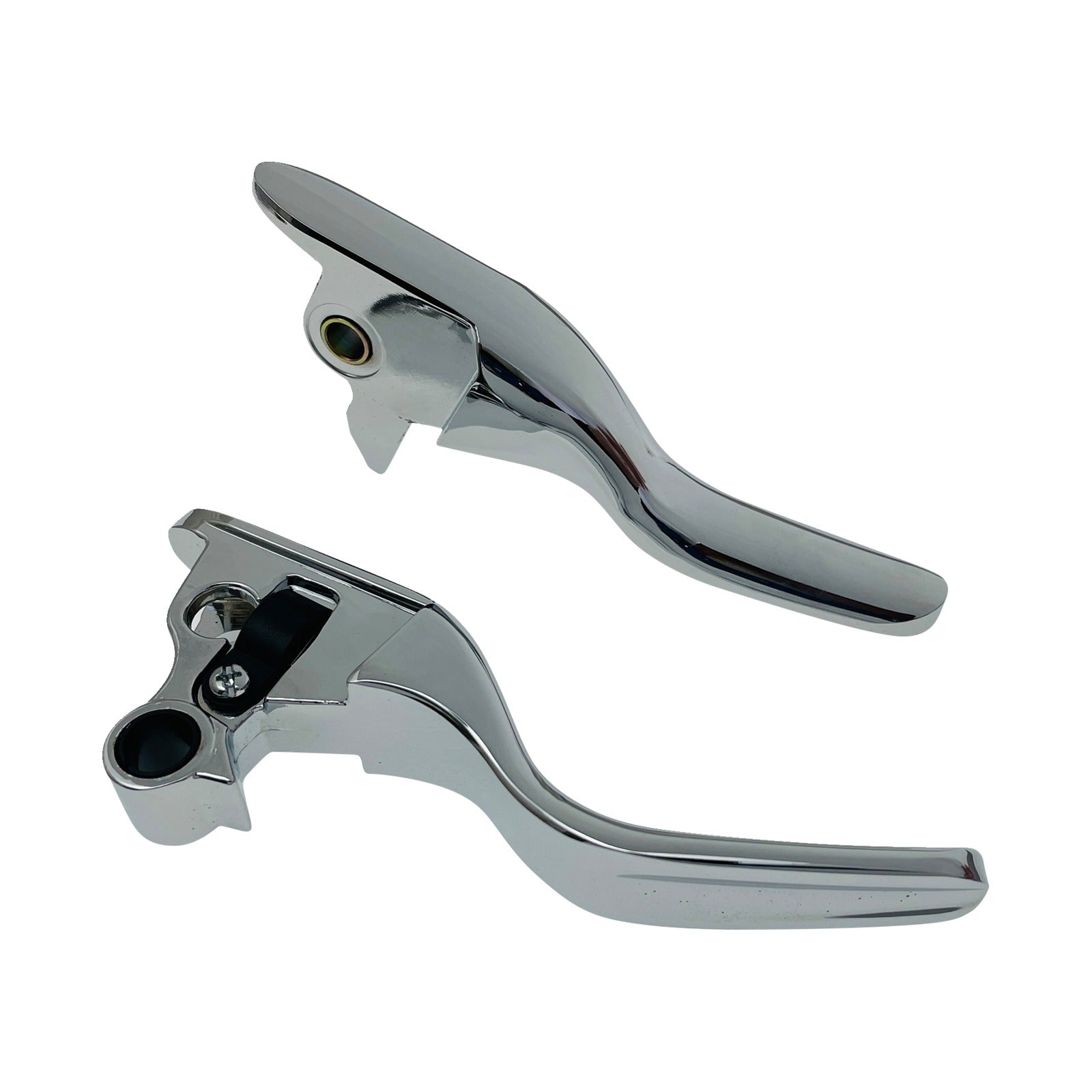 DRAG SPECIALTIES - SHORT LEVER SET - CHROME