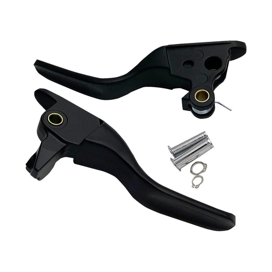 DRAG SPECIALTIES - SHORT LEVER SET - BLACK