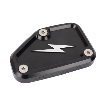 THRASHIN SUPPLY CO. - MASTER CYLINDER COVER - BRAKE - FRONT - BLACK/TWICE-CUT