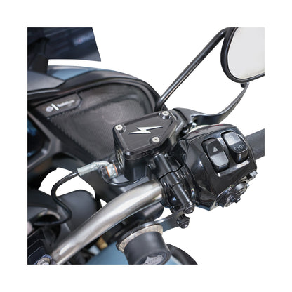 THRASHIN SUPPLY CO. - MASTER CYLINDER COVER - BRAKE - FRONT - BLACK/TWICE-CUT