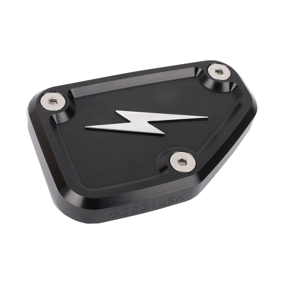 THRASHIN SUPPLY CO. - MASTER CYLINDER COVER - BRAKE - FRONT - BLACK/TWICE-CUT