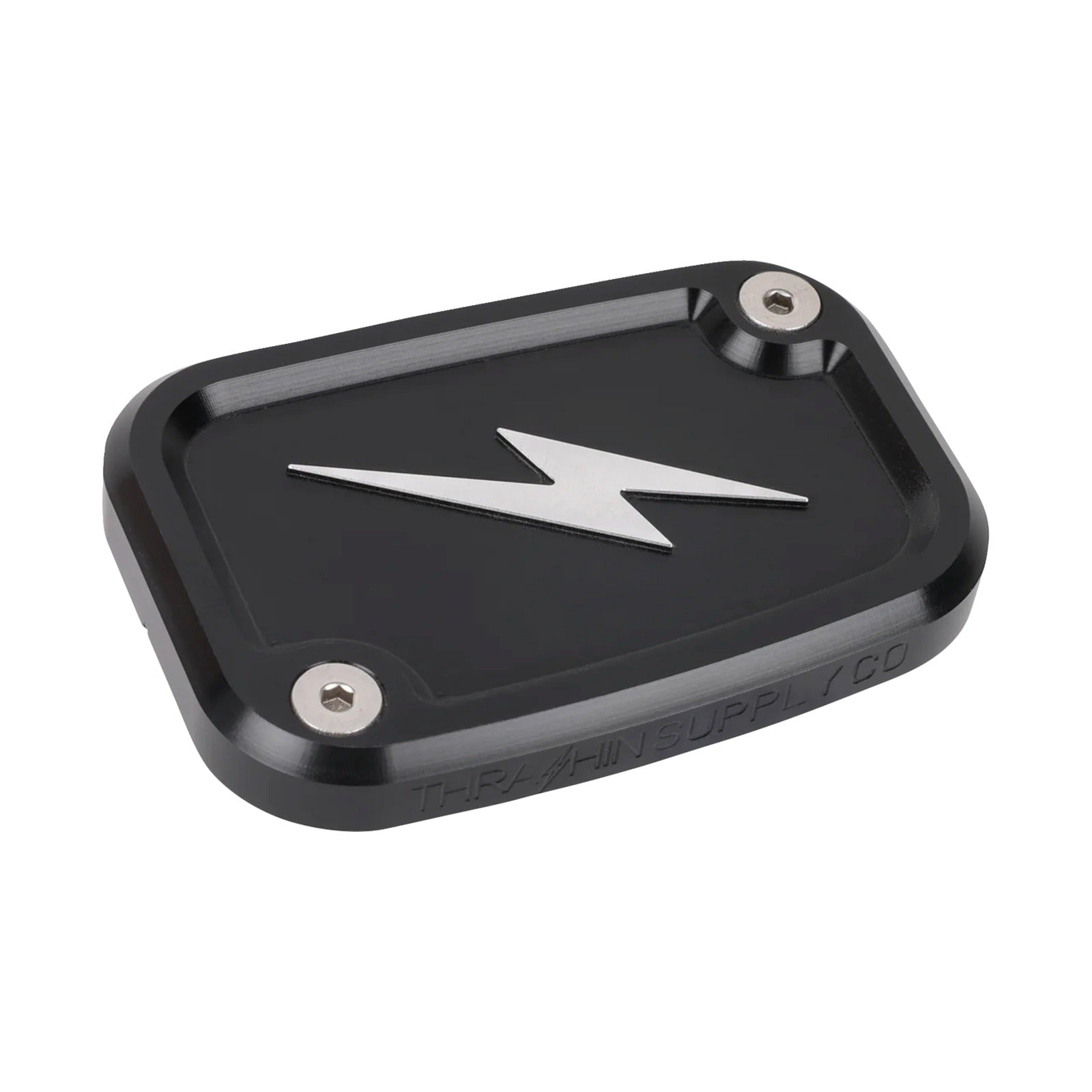 THRASHIN SUPPLY CO. - MASTER CYLINDER COVER - BRAKE - FRONT - BLACK/TWICE-CUT