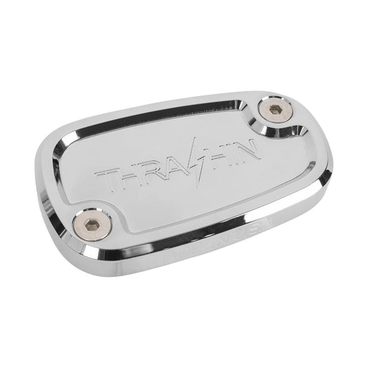 THRASHIN SUPPLY CO. - BRAKE RESERVOIR CAP - REAR - CHROME - '18+ SOFTAIL